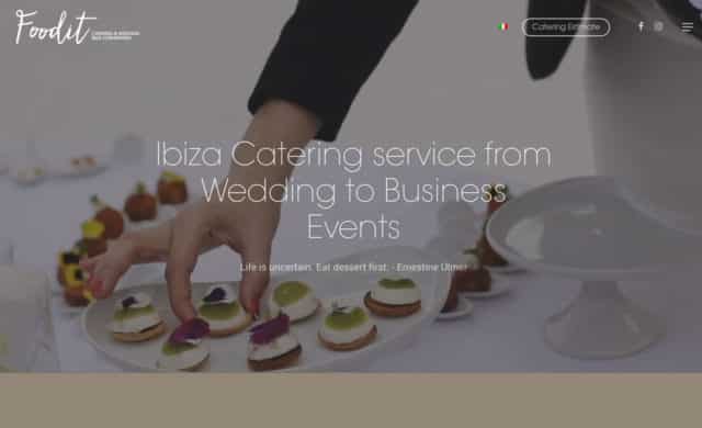 sito web catering