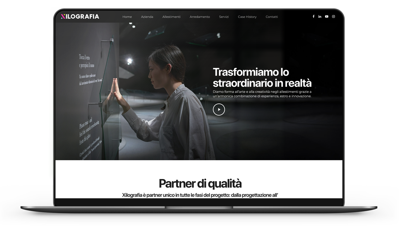 sito web aziendale professionale milano xilografia