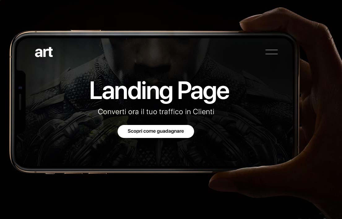 landing page