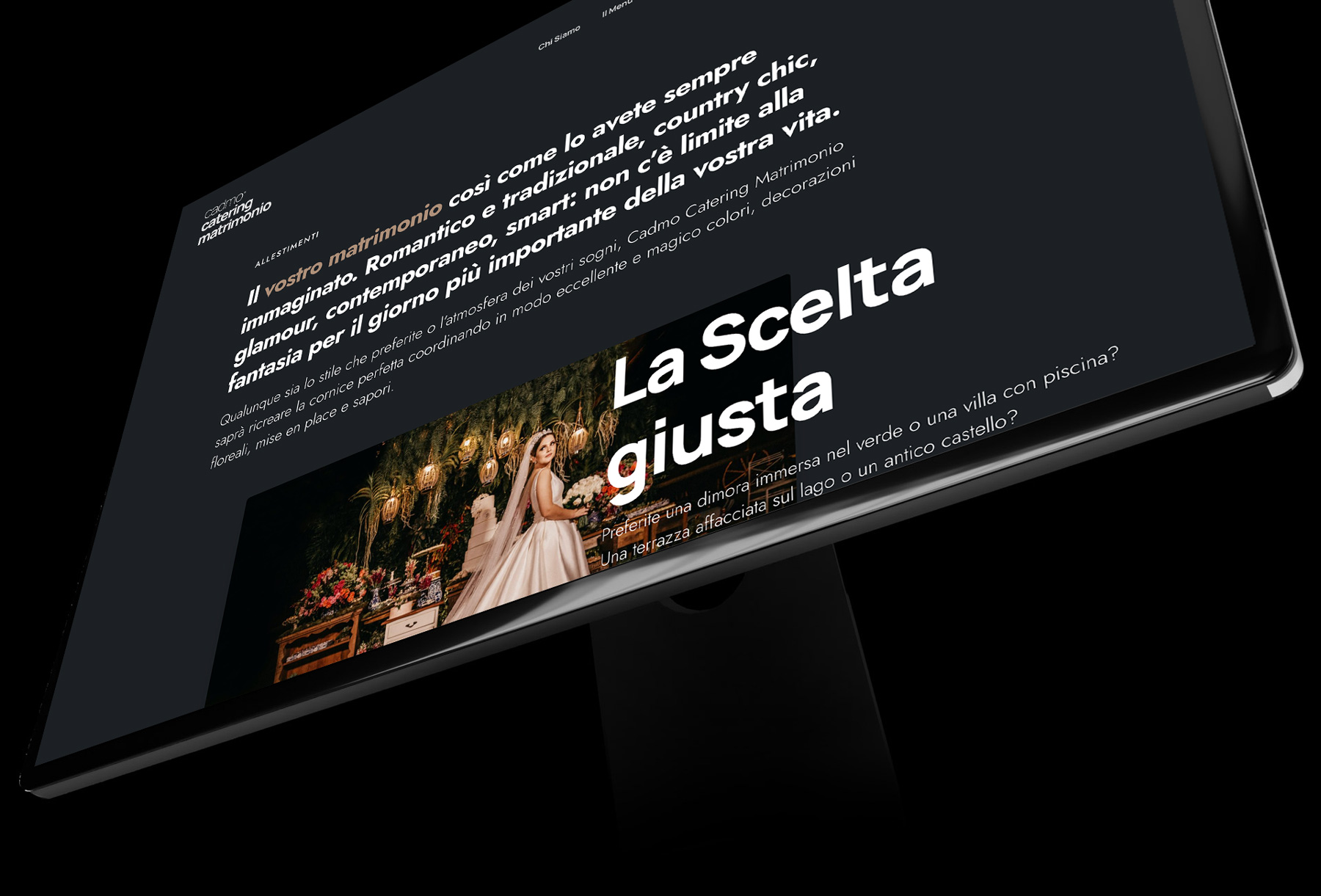 landing page servizio catering