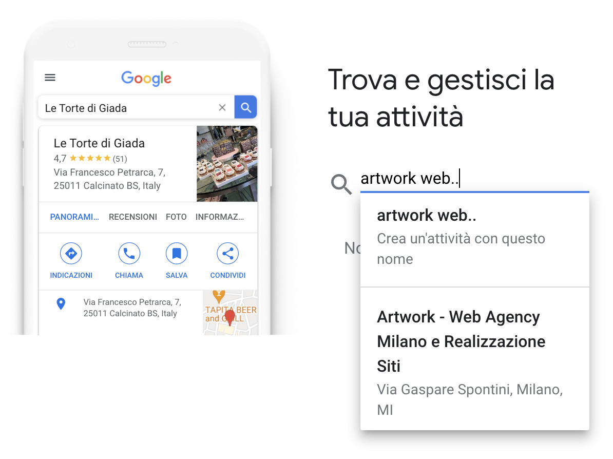 crea un profilo su google my business