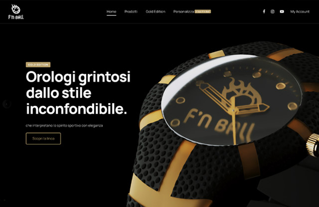 realizzazione sito web orologi