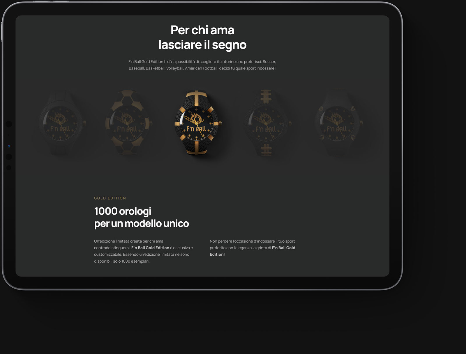 realizzazione sito web di orologi