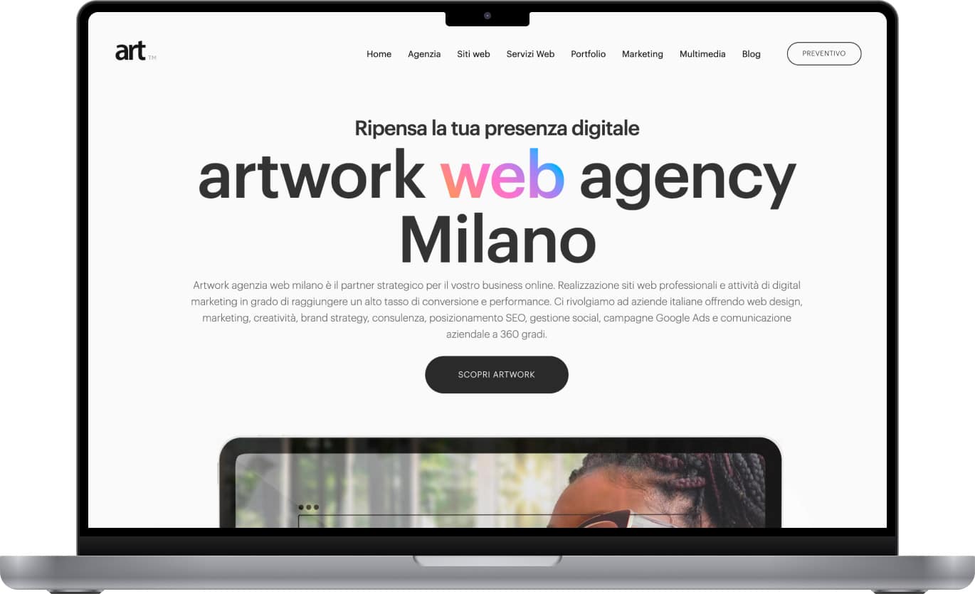artwork siti web milano