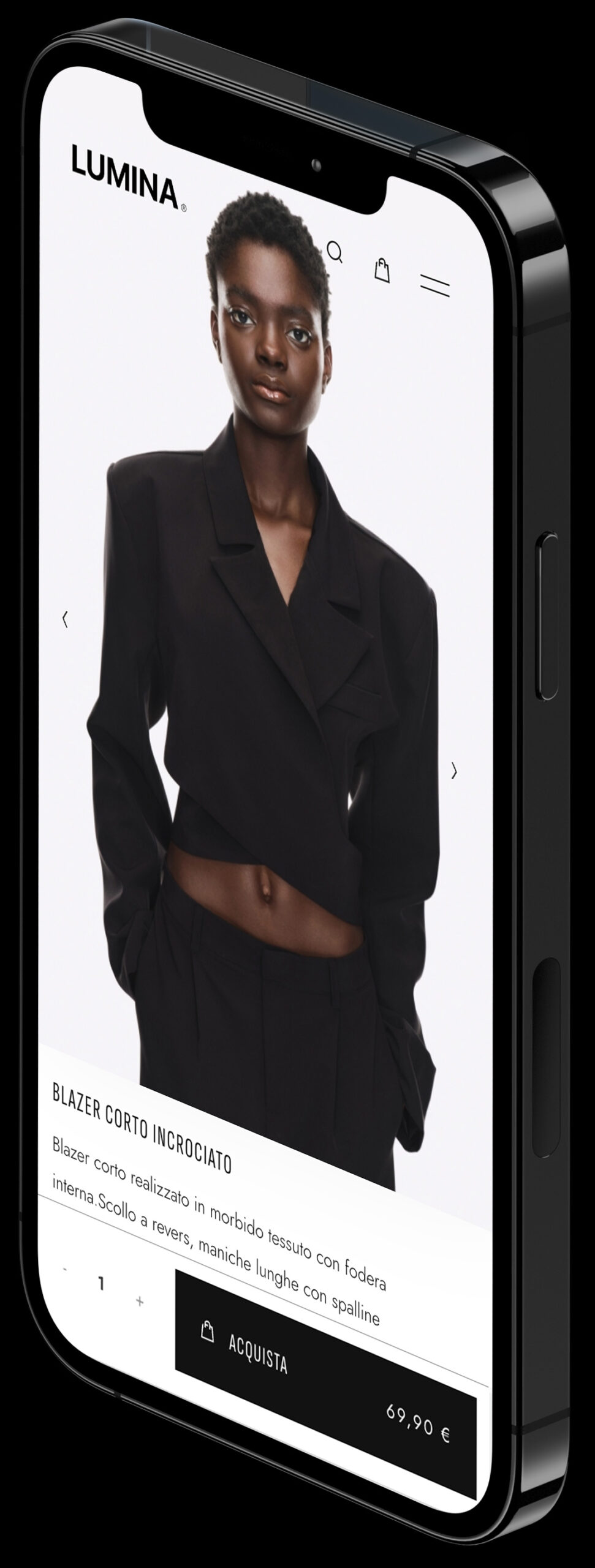 sito e-commerece mobile