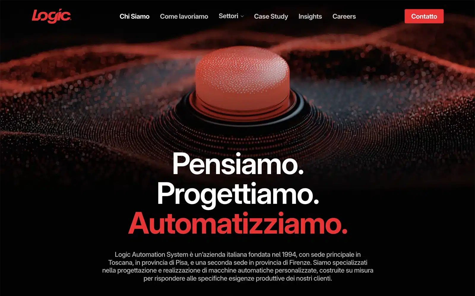 sito aziendale b2b azienda di automazioni industriali