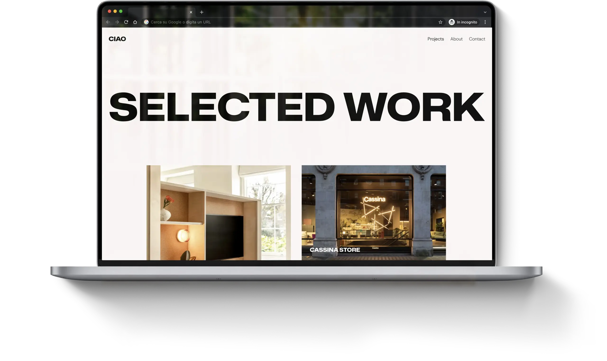 realizzazione sito web studio di architettura