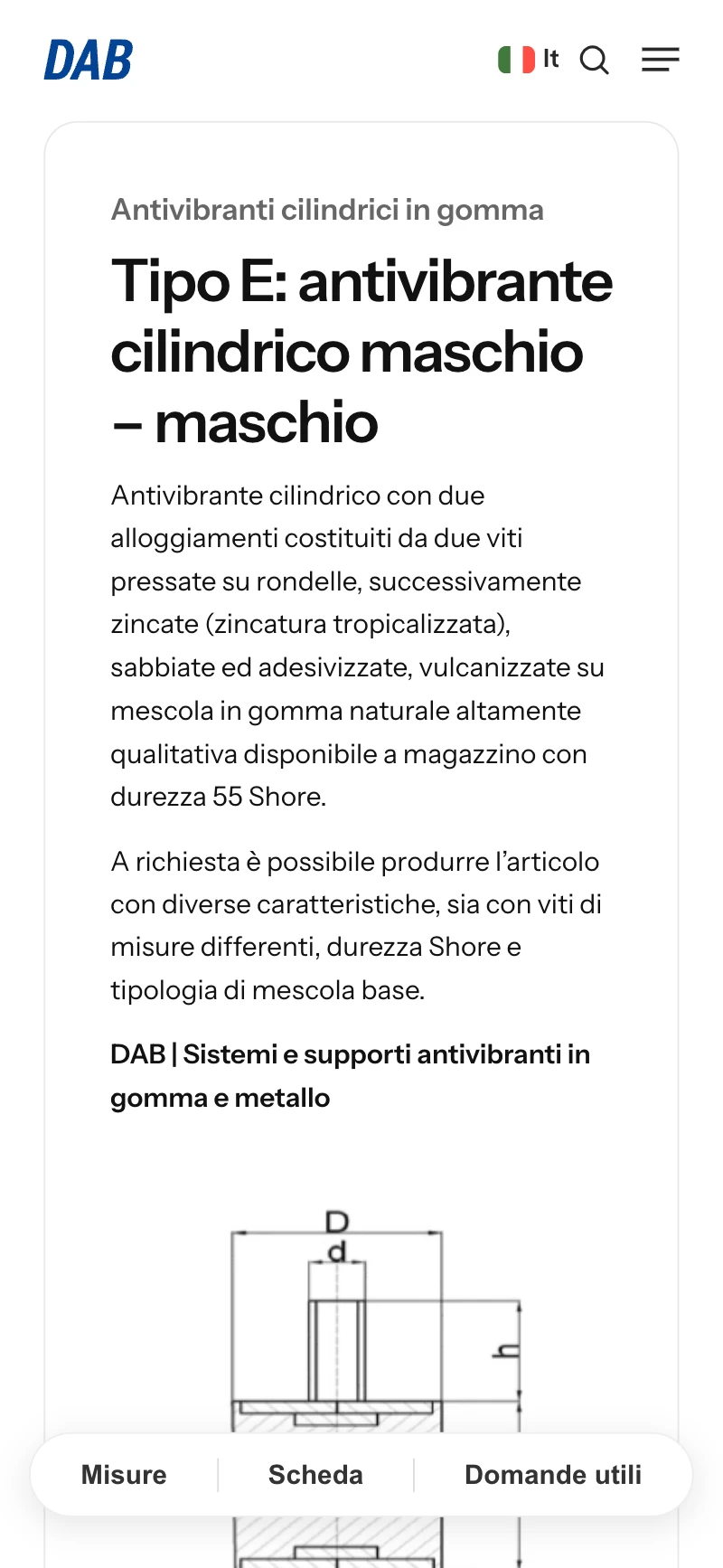 creazione sito web produzione industriale terzista