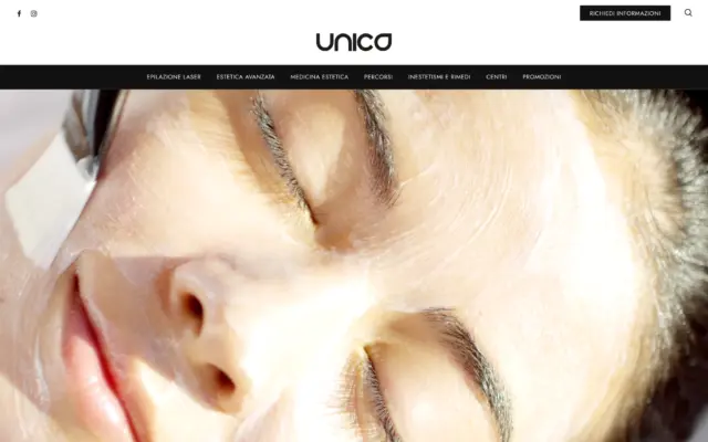 realizzazione sito web e brand identity per centri estetici