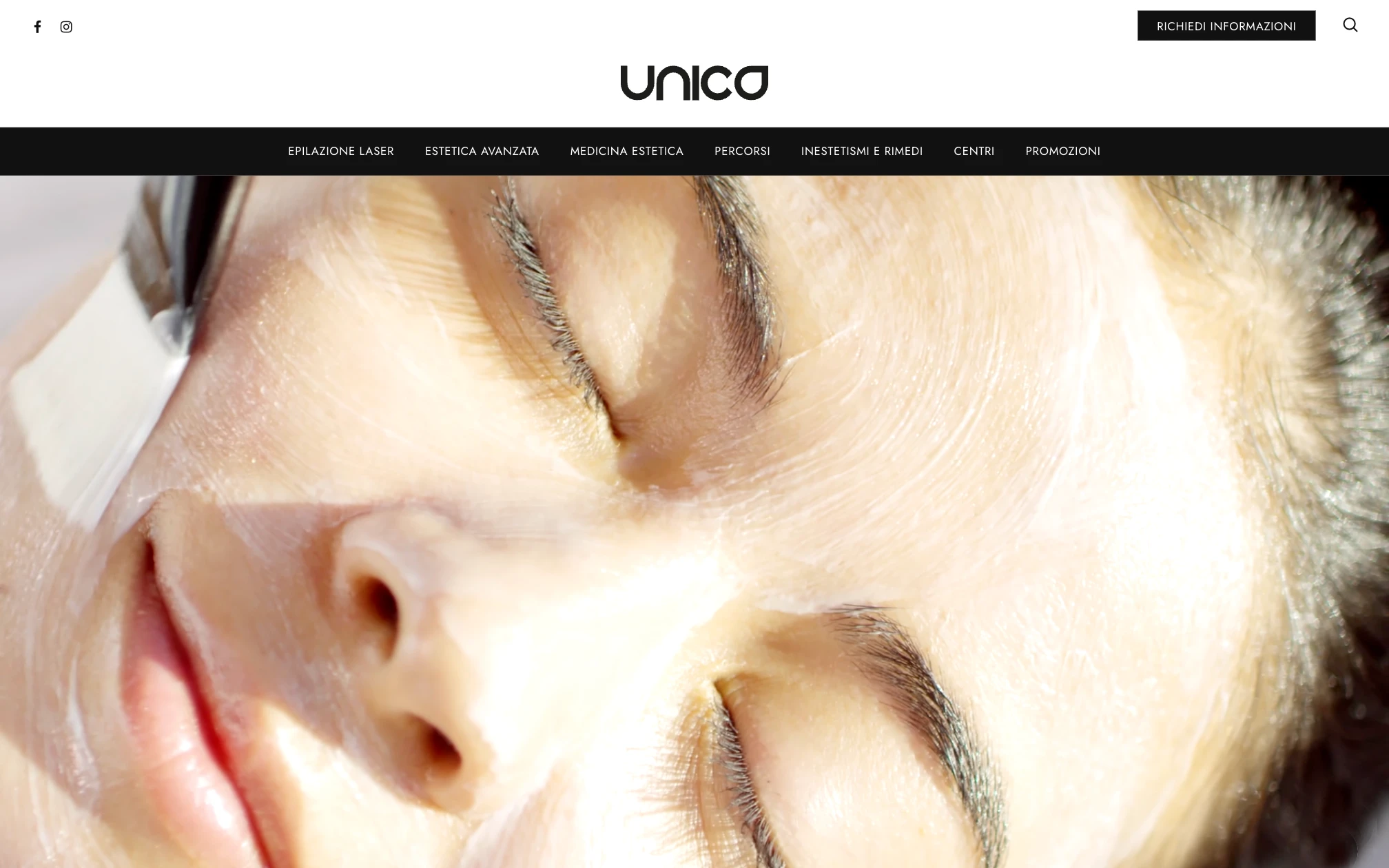 realizzazione sito web e brand identity per centri estetici