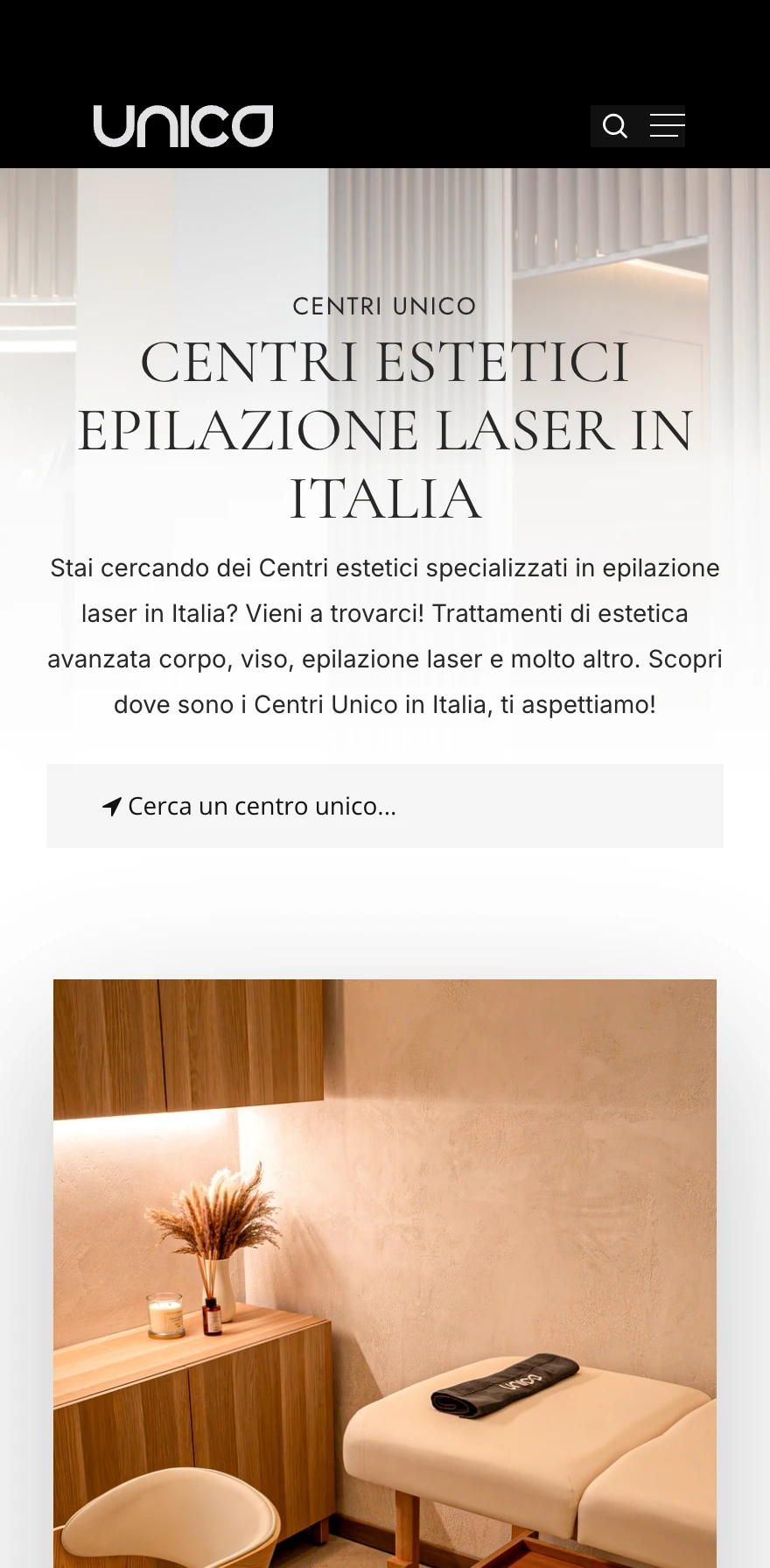 creazione e realizzazione progetto di comunicazione posizionamento per Centri estetici e sito web